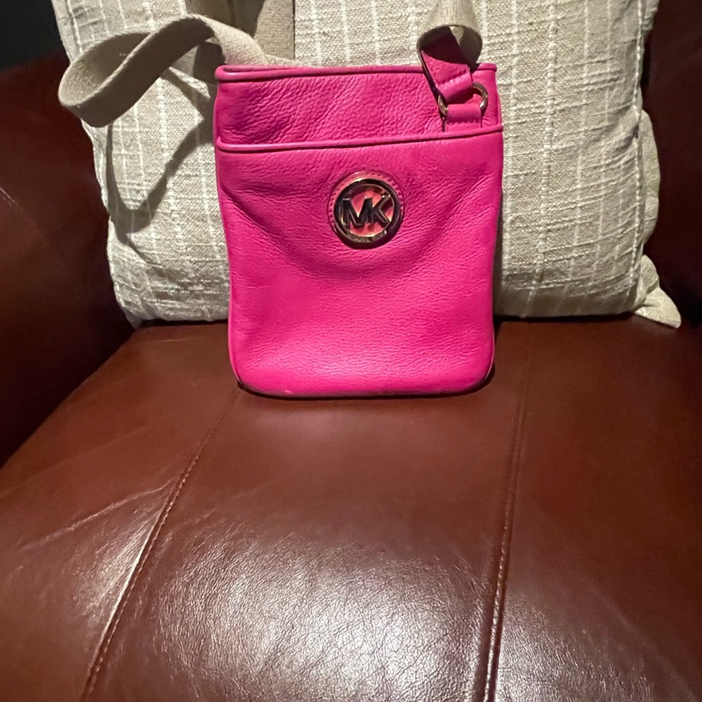 Michael Kors Fuchsia Crossbody Bag